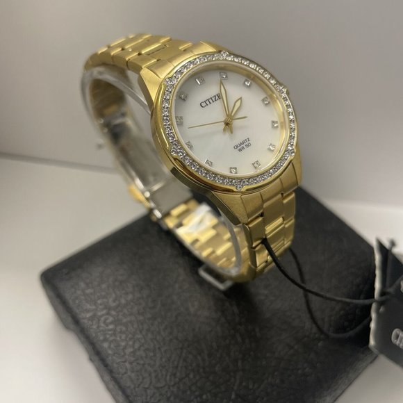 Citizen Diamond Gold Women's Stainless Steel Watch - Picture 1 of 3